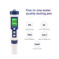 Testeur de qualité de l'eau multi-paramètres 7 en 1, 3 en 1, capteur de température, SG, SEL, ORP, PH, EC, TDS