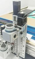 Portaherramientas CNC PERCE91187, Guía Lineal Eje Z para Cuchillas Oscilantes y de Arrastre, Cuchillas Circulares, Herramientas Neumáticas