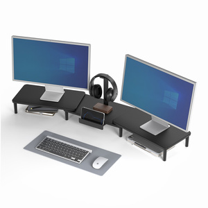 <span class=keywords><strong>Support</strong></span> de moniteur <span class=keywords><strong>PC</strong></span> en bois innovant pour la maison/le <span class=keywords><strong>bureau</strong></span> <span class=keywords><strong>bureau</strong></span> réglable avec <span class=keywords><strong>support</strong></span> de table Nouveau style avec longueur d'angle pratique - Product Image 2