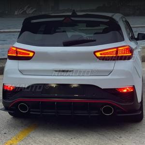 Kit carrosserie pour Hyundai I30N 2020+ : lèvre de pare-chocs arrière, séparateur de pare-chocs arrière, diffuseur, protection de pare-chocs, accessoires auto - Product Image 5