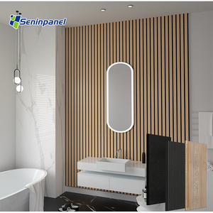 Panneaux acoustiques en <span class=keywords><strong>bois</strong></span> Seninpanel Akupanel, livraison rapide, pour plafond et murs, absorption acoustique et installation rapide pour les bureaux - Product Image 1