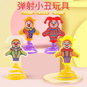 Jouet Clown Printanier pour Enfants : Appuyez et Sautez – Cadeau Amusant et Éducatif pour Tout-petits - Product Image 1