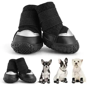 Nouveautés Respirant imperméable chiot chaussures en plein air chien baskets anti-dérapant Durable Pet chiens chaussures pour petits à moyens