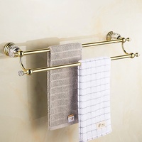 Ensemble d'accessoires de salle de bain en acier inoxydable Offres Spéciales, porte-serviettes mural, or poli