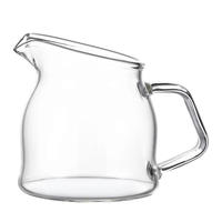 Pichet à crème en verre transparent, mini pichet à lait, mini carafe, tasse à café, pot à café pour thé et sirop