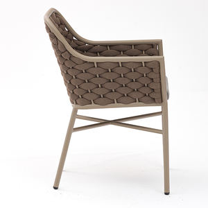 Meubles <span class=keywords><strong>de</strong></span> <span class=keywords><strong>restaurant</strong></span> en plein air <span class=keywords><strong>de</strong></span> haute qualité vente en gros café café <span class=keywords><strong>terrasse</strong></span> <span class=keywords><strong>chaise</strong></span> <span class=keywords><strong>de</strong></span> salle à manger en corde avec coussin - Product Image 3