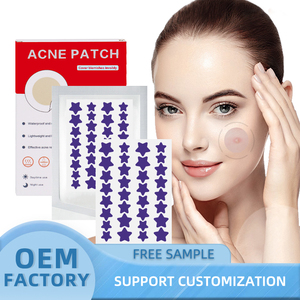 แผ่นแปะสิวรูปดาวพร้อมกล่องพิมพ์ลายตัวสิวกำจัดสิวที่ออกฤทธิ์เร็วสำหรับใบหน้า - Product Image 2