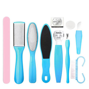Kit de manucure et pédicure professionnel 8-en-1 très vendu – Râpe à callosités et lime à pieds en acier inoxydable - Product Image 1