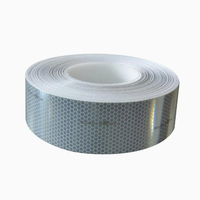 5cm*45,7m Hochintensives Marine-Solas-Reflektorband Wabenstruktur Silber-Grau Wasserdicht Salzbeständig für Marine-Sicherheit Rettungsboot