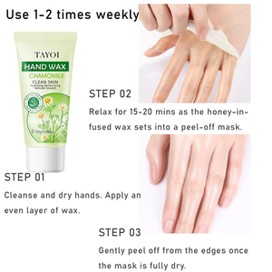 Masker Gel Pengelupas Kulit Mati Chamomile Private Label, Membersihkan Tangan Secara Mendalam, Melembapkan Instan, Lembut - Product Image 4