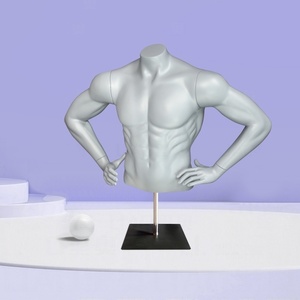 <span class=keywords><strong>Maniquí</strong></span> de Fibra de Vidrio para Ropa Interior, Talla Grande, Deportivo, sin Cabeza, para Exhibición de Prendas de Hombre y <span class=keywords><strong>Mujer</strong></span>, Color Negro - Product Image 4