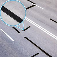 Bitume Joint Bande Asphalte Fissure Réparation Allée Scellant Remplisseur Ruban De Réparation Patch Fissure Remplisseur Parking Auto-Adhésif Bitume