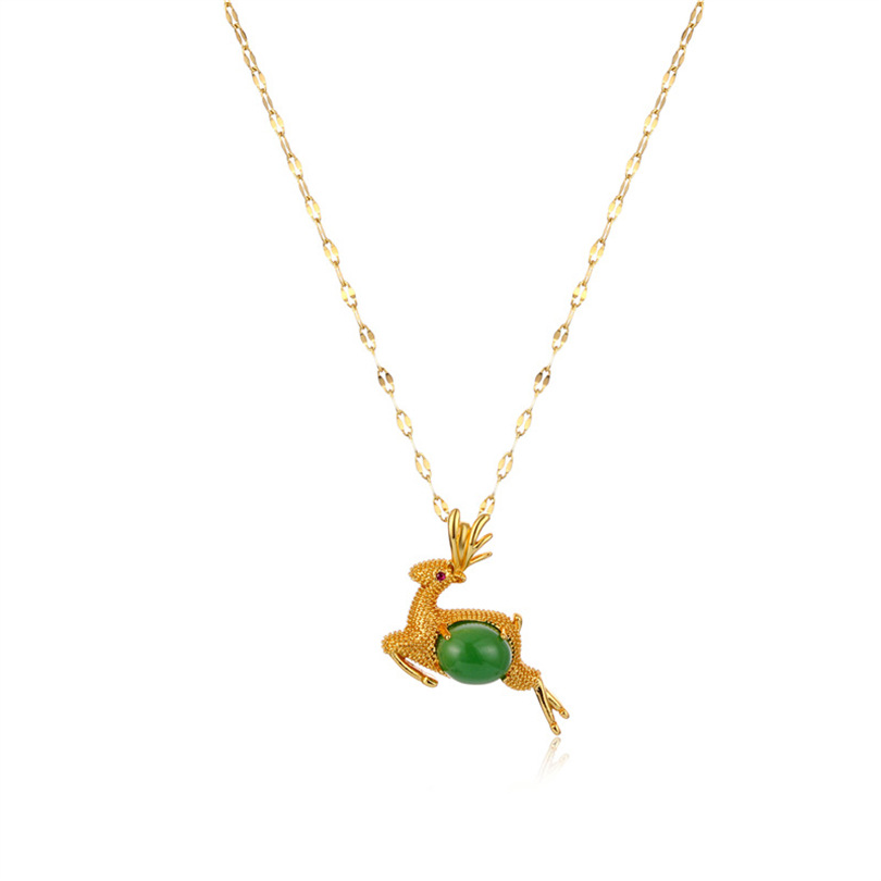 deer necklace