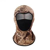 Cagoule tactique d'été unisexe à imprimé personnalisé, motif camouflage Real Tree, en acrylique et polyester, masque de sport