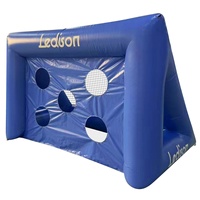 But de football gonflable portable moderne personnalisé en PVC pour tir au but, avec impression sérigraphique de logo personnalisé, promotionnel