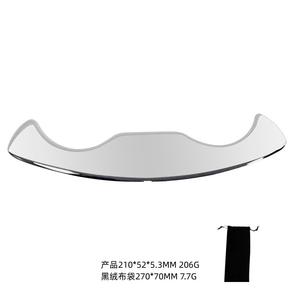 HZ, suministro de fábrica, forma de cuchillo, acero inoxidable, Gua Sha, aleación de Zinc, herramienta de masaje de Metal Guasha, logotipo personalizado, crema para ojos, cuchara, maquillaje - Product Image 4