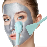 Nouvelle brosse nettoyante faciale multifonctionnelle en silicone écologique pour points noirs, marque privée personnalisée 2026