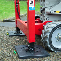 Tapis de grue mobile ZSPE UHMWPE tampons de stabilisateur de camion de grue en polyéthylène pour camion à godet