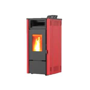 KM0805A CE Certification Smokeless Small Wood Pellet Stove German Modern Smokeless Eco Friendly Pellet Stove