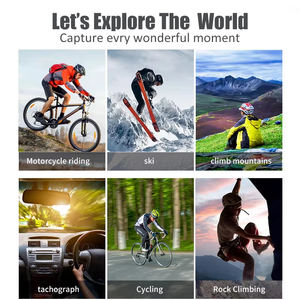 Cámara Deportiva <span class=keywords><strong>HD</strong></span> para Exteriores, Resistente al Agua IP68, Sensor COMS, 4K 60Fps, Wifi, Gran Angular de 170 Grados, Estabilizador, para Ciclismo - Product Image 6