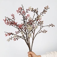 Petit bouquet de fruits fait à la main décor de salle de mariage lustre de branche de saule artificiel simulé avec des fleurs pour la décoration intérieure