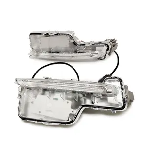 자동차 앞 범퍼 LED DRL 안개 액세서리 주간 주행 등 볼보 S60 2014 2015 2016 2017 2018 안개 램프