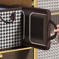 Boîtes de rangement pliables pour vêtements en gros de grande capacité Organisateur de rangement en tissu avec poignée renforcée