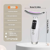 Masseur de beauté pour le cou et le visage pour femmes, appareil anti-âge rechargeable pour les rides du cou et les plis nasogéniens