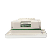Ventilateur de plafond à écran en verre 5 vitesses avec interrupteur de commande d'éclairage et télécommande infrarouge, technologie NFC intelligente, portée 10-50m