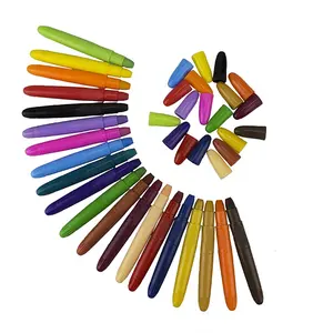 Ручка для временного окрашивания волос, мелок, нетоксичный, Радужный цветной набор для пастельных красок