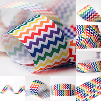 Tissu de haute qualité 100% Polyester Expressions Moire Grosgrain Ribbon Premium pour la couture et l'artisanat
