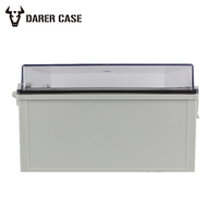 Boîte de couverture transparente et étanche, livraison gratuite, hibox 300x300x130mm