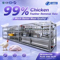 Ligne d'abattage de volailles 300-1000BPH CE ISO pour abattoirs de petite et moyenne taille, équipement d'abattage de poulets sans ligne d'installation