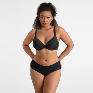 Reggiseno Demi Push-Up Senza Cuciture <span class=keywords><strong>con</strong></span> <span class=keywords><strong>Ferretto</strong></span>, Traspirante, in Maglia, per Uso Quotidiano, <span class=keywords><strong>con</strong></span> Spalline Regolabili - Vendita all'Ingrosso - Product Image 3