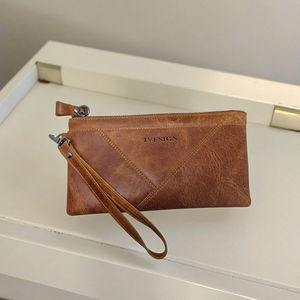 Nuova <span class=keywords><strong>pochette</strong></span> da <span class=keywords><strong>uomo</strong></span> di grande capacità portafoglio in morbida <span class=keywords><strong>pelle</strong></span> Casual busta borsa pazy Horse <span class=keywords><strong>pelle</strong></span> <span class=keywords><strong>pochette</strong></span> portafogli - Product Image 1