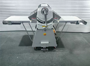 Foldable Conveyor 520 Commercial Dough Sheeter <b>Floor</b> Pastry <b>Roller</b> for Croissant Puff Pastry Making - Product Image 3