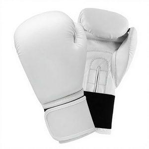 Gants de boxe MMA en cuir PU personnalisés 12 oz, imperméables, avec sangle de poignet réglable pour l'entraînement, la boxe, le sparring et la salle de sport - Product Image 4