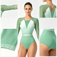 Justaucorps de gymnastique pour filles, élégant, orné de strass incrustés de diamants, tenue artistique pour enfants, acrobaties rythmiques