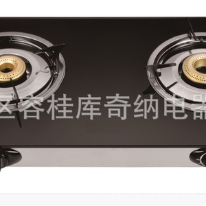 เตาแก๊สตั้งโต๊ะ 2 หัวเตา ขนาด 720x375 มม. หน้ากระจกสีดำ สำหรับใช้ในครัว - Product Image 3