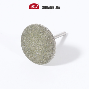 Shuangjia Roestvrijstalen Orbiculaire Diamant <span class=keywords><strong>Nail</strong></span> Boren Pedicure Metalen Schuurschijf Manicure Bits Voet Vijl Gereedschap - Product Image 2