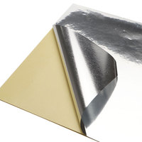 Autocollant A4 HH 039 5C Argent Brillant 120g Papier Vinyle Autocollant à Base Jaune pour Imprimante Laser Uniquement