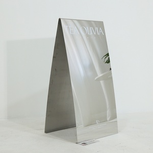 Custom Shop Front Double Sided Advertising Board Stand <b>Mirrored</b> Sidewalk Signboard for Outdoor Street a Frame Sign - Product Image 6