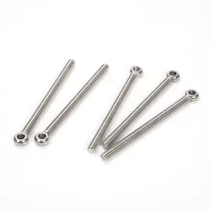 M8 M10 M12 304 Stainless Steel Eye Bolts Fisheye With Holes Bolt GB798 Eyelet Screw Stud Articulated Anchor Bolt