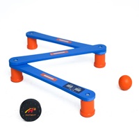 Pelatih Stickhandling Robotik Digital yang Dapat Disesuaikan untuk Hoki Es - Penggunaan Universal Bahan ABS/PP Biru