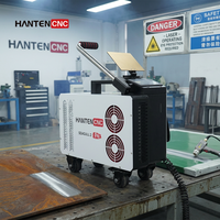 Machine de nettoyage au laser portable 200W 300W pour l'élimination de la peinture, le nettoyage de la rouille et la restauration des surfaces HANTENCNC