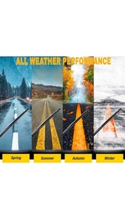 Nouvelles Balais d'Essuie-Glace Hybrides Cinq en Un en Caoutchouc Naturel, Durables et Personnalisables, de Haute Qualité, Multi-Fonctionnelles pour Sportage et 99% des Voitures - Product Image 2