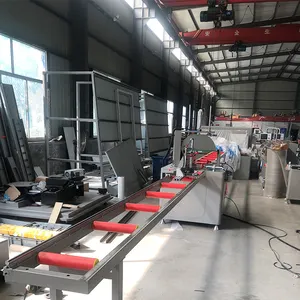 WEIKE CNC Venda direta da fábrica máquina de corte de moldura de foto de 45 graus máquina de corte de ângulo para madeira pneumática