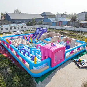 Funny Giant Inflatable Obstacle Course Inflatable Outdoor Games Obstacle Course For Outdoor