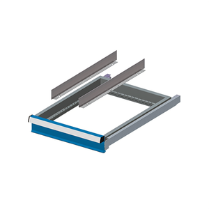 Fami <b>Drawer</b> Separator Set 75 Mm Height Perforated Metal Organizers <b>For</b> <b>Drawer</b> <b>Storage</b> - Product Image 3