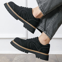 Mocassins classiques pour hommes de style designer de haute qualité, en cuir et daim, chaussures habillées décontractées pour hommes